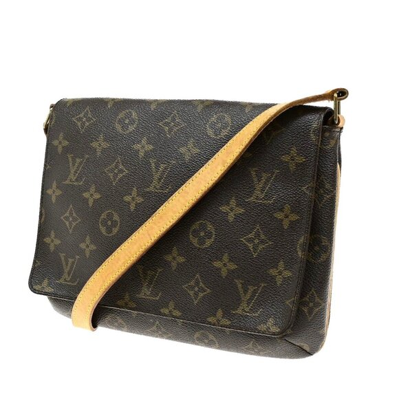 LOUIS VUITTON Musette Tango Short Shoulder Bag Monogram Leather M51257 30FB523 - Picture 1 of 15